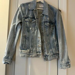 Old Navy Distressed Light Blue Jacket